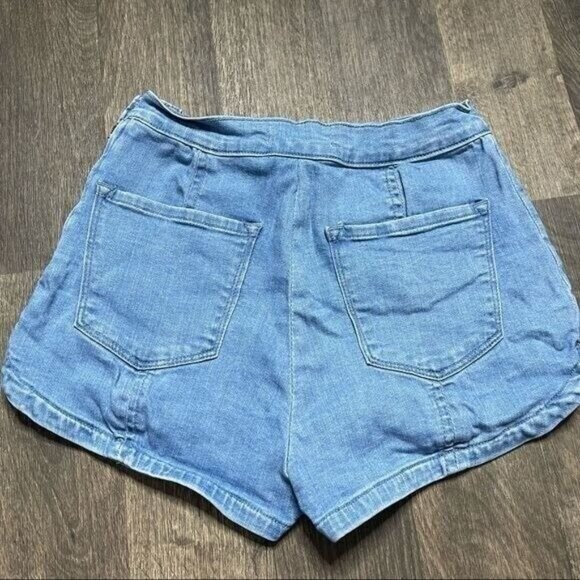 Forever 21 Light Blue High Waited Short Shorts Size S - Picture 9 of 9